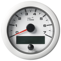 Veratron 3-3/8" (85MM) OceanLink® NMEA 2000® Tachometer - 7000 RPM - White Dial & Bezel