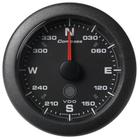 Veratron 3-3/8" (85MM) OceanLink® Compass - 360° - Black Dial & Bezel