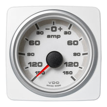 Veratron 52 MM (2-1/16") AcquaLink Ammeter Gauge -150/+150 AMP - White Dial & Bezel