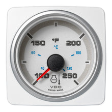 Veratron 52 MM (2-1/16") AcquaLink Coolant Temp Gauge 100°F to 250°F - White Dial & Bezel