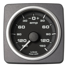 Veratron 52 MM (2-1/16") AcquaLink® Ammeter Gauge -150/+150 AMP - Black Dial & Bezel