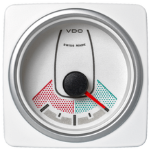 Veratron 52 MM (2-1/16") AcquaLink Rudder Angle Gauge 90° - White Dial & Bezel