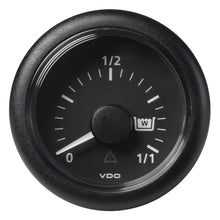 Veratron 52MM (2-1/16") ViewLine Waste Water - 0 to 1/1 - Black Dial & Bezel