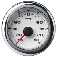 Veratron 52MM (2-1/16") OceanLink Battery Current Gauge (-150 /+150 AMP) - White Dial & Bezel