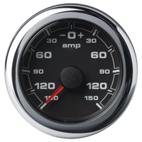 Veratron 52MM (2-1/16") OceanLink Battery Current Gauge (-150/+150 AMPS) - Black Dial & Bezel
