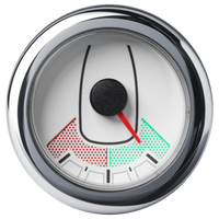 Veratron 52MM (2-1/16") OceanLink Rudder Angle Gauge - Left/Right - White Dial & Bezel