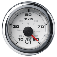 Veratron 52MM (2-1/16") OceanLink Pyrometer Gauge (900° C/1650° F) - White Dial & Bezel