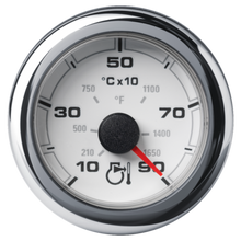 Veratron 52MM (2-1/16") OceanLink Pyrometer Gauge (900° C/1650° F) - White Dial & Bezel