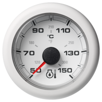 Veratron 52MM (2-1/16") OceanLink Engine Oil Temperature 150°C/300°F - White Dial & Bezel