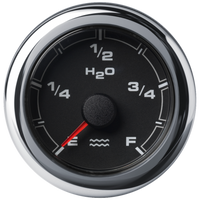 Veratron 52MM (2-1/16") OceanLink Fresh Water Gauge - Black Dial & Bezel