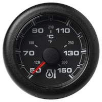 Veratron 52MM (2-1/16") OceanLink Engine Oil Temperature 150°C/300°F - Black Dial & Bezel