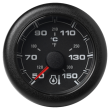 Veratron 52MM (2-1/16") OceanLink Engine Oil Temperature 150°C/300°F - Black Dial & Bezel