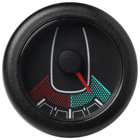 Veratron 52MM (2-1/16") OceanLink Rudder Angle Gauge - Left/Right - Black Dial & Bezel