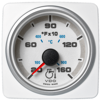 Veratron 52MM (2-1/16") AcquaLink Pyrometer Gauge 1650°F/900°C - White Dial & Bezel