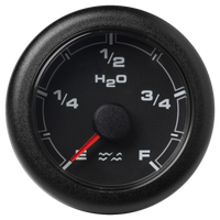Veratron 52MM (2-1/16") OceanLink Waste Water Gauge - Black Dial & Bezel