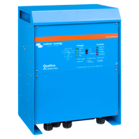 Victron Quattro Inverter/Charger 48V DC - 5000W - Dual 100AMP 120V AC Inputs - Auto Transfer Switch - 70AMP Battery Charger - Stackable