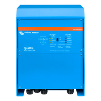 Victron Quattro Inverter/Charger 48V DC - 5000W - Dual 100AMP 120V AC Inputs - Auto Transfer Switch - 70AMP Battery Charger - Stackable