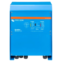 Victron Quattro Inverter/Charger 24V DC - 5000W - Dual 100AMP 120V AC Inputs - Auto Transfer Switch - 120AMP Battery Charger - Stackable