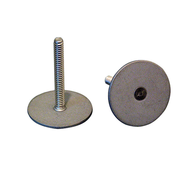 Weld Mount 2.25" Tall Stainless Stud w/#10 x 24 Threads - Qty. 10
