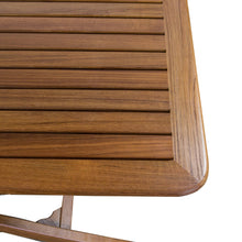 Whitecap Teak Large Adjustable Slat Top Table