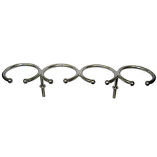 Whitecap Top Mount Ring SS Cup Holder - 4-Drink - Stud Mount